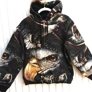 Supreme Canvas Hooded Work Jacket Black | tspea.org